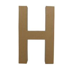 Lettre H fantaisie - Kraft