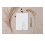 Tulip paper, Carnet cousu fil A5 14,8x1 cm, 64 pages, dots