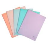 Protège-documents en polypropylène semi-rigide Aquarel PP 120 vues - A4 - Couleurs assorties