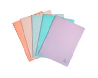 Protège-documents en polypropylène semi-rigide Aquarel PP 120 vues - A4 - Couleurs assorties