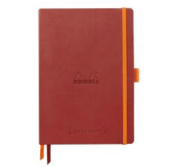 Rhodiarama Goalbook A5 met softcover, 120 blad gestippeld ivoorkleurig papier van 90g