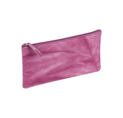 Tie&Dye, Platte etui formaat 22x11 cm, viooltjes roze