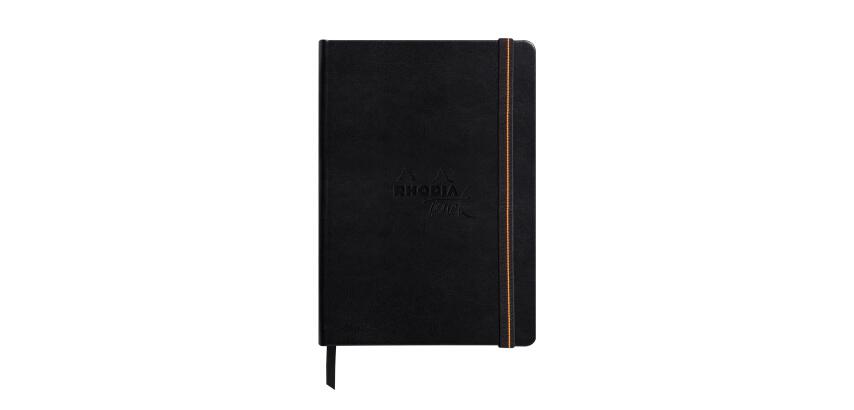 Rhodia Touch Mixed Media Book, papier Paint'On extra-blanc 250g - A5 portrait, 40 pages - Noir