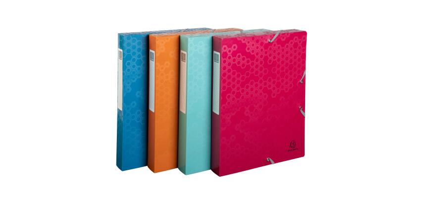 Maïa Box File A4 40mm PP Assorted - Assorted colours