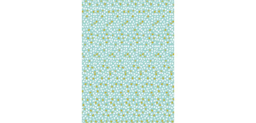 861 - Pochette 20 feuilles Décopatch - Bleu