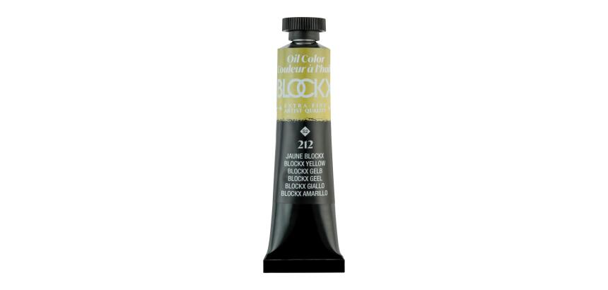 Peinture à l'huile extra-fine tube 20ml - Jaune blockx