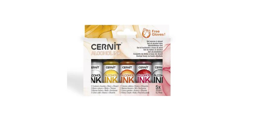 Set Alkoholtinten, warme Farben, 13x3x11 cm - Sortierung