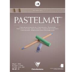 Pastelmat blok gelijmd 12 bladen 18x24 cm 360 g n°8
