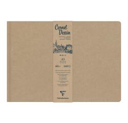 Carnet Dessin carnet cousu 40F A3 140g - Kraft