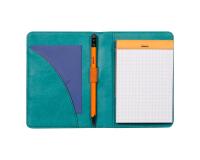 Rhodiarama livret porte-bloc N°12 pour bloc ou carnet format B7 - Paon