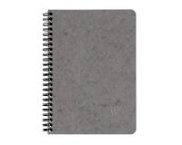 Carnet reliure intégrale à pochettes Age Bag A5 120 pages détachables ligné - Gris