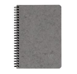 Carnet reliure intégrale à pochettes Age Bag A5 120 pages détachables ligné - Gris