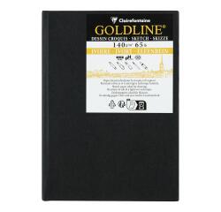 Goldline carnet rembordé rigide 40F A6 140g portrait - Ivoire