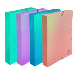 Klasseerdoos met elastiek rug 40 mm PP Candy Tidy - Geassorteerd