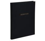 Register 297X210 Verzeichnis quer 300 Seiten - Schwarz Leinen