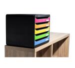Cassettiera Big Box Plus horizon 5 cassetti Glossy