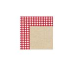 Barquette de 400 sets de table papier gaufré recyclé 80g/m2, Lin Vichy - Format 30x40cm - Lin Vichy