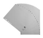 Indices recycled PP A4 20Pt A-Z Grey - Grey