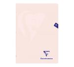 Cahier piqué Mimesys PASTEL A4 96 pages ligné couverture polypropylène - Assortis