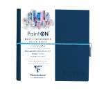 PaintON à Grain carnet cousu 32F 19x19cm 250g - Bleu nuit