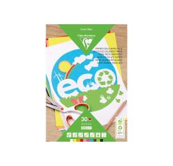 Block mit 30 Blatt farbigem Tonpapier A4 120g - Sortierung