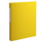 Classeur rembordé polypropylène 4 anneaux ronds de 25mm sur 3eme de couverture