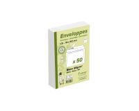 Cello 50 Foreverrecycled enveloppen Zelfklevend 80g C6 114x162 - Wit