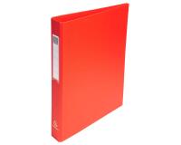 Classeur 4 anneaux cartonné Exacompta A4 - Dos 4 cm rouge
