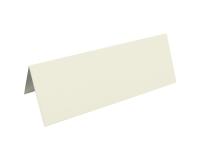 25 chevalets 35x100mm Vergé 210g - Blanc