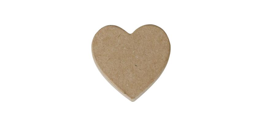 Magnet coeur 1x7x7cm - Kraft