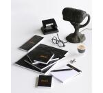 Bloc agrafé Rhodia N°18 21x29,7 cm 80 feuillets uni 80g - Noir