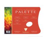 Palette Huile bloc collé 3 côtés 40F 24x32cm 90g