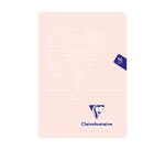 Carnet piqué Mimesys PASTEL A5 96 pages ligné couverture polypropylène - Assortis