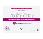 Clairefontaine Fontaine Watercolour Block - 36 x 51cm - 12 Sheets - 300gsm - Cold Pressed