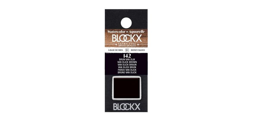 Aquarellfarbe, Van Dijk Braun - 1/2 Näpfchen 1,5ml - Van Dijk Braun