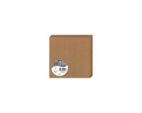 Paquet de 25 cartes pliées Pollen 135x135mm 210g/m² - Kraft
