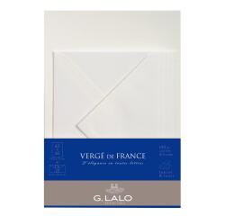 Ensemble Vergé de France 10 feuilles A5 et 5 enveloppes C6