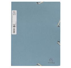 Sammelmappe A4 mit Gummizugverschluss und 3 Klappen, Recyclingkarton 400g/m2, Kollektion AutentiK