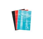 Bloc Pupitre agrafé en-tête A4 80 feuilles détachables ligné + marge Couleur aléatoire - Assortis