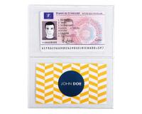 Exacompta Doc Protect PVC Credit/Business Card Protective Sleeve - Crystal