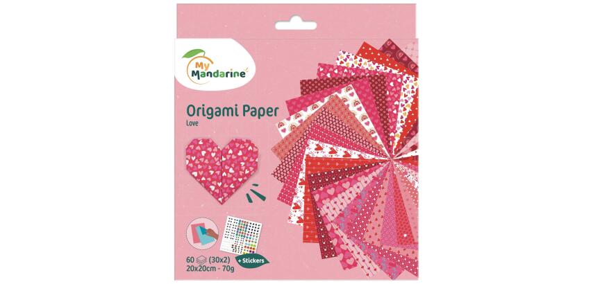 Origami Paper, Love - Multicolour