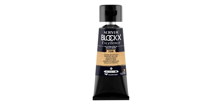 Peinture acrylique extra-fine fine tube 75ml - Jaune de Naples