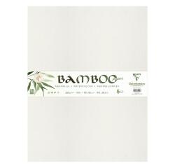 Bamboo, Packung mit 5 Bogen Bambuspapier, 50x65 cm, 250g