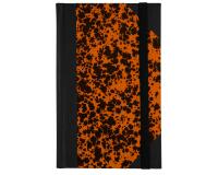 Carnet Marbre 170x110, 192 pages lignées - Orange