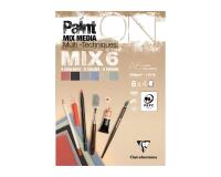 PaintON MIX6 bloc collé 24F A6 250g assorti 6x4F