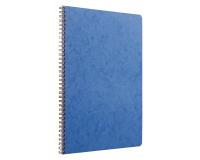 Cahier reliure intégrale Age Bag A4 100 pages petits carreaux - Bleu