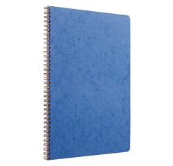 Cahier reliure intégrale Age Bag A4 100 pages petits carreaux - Bleu