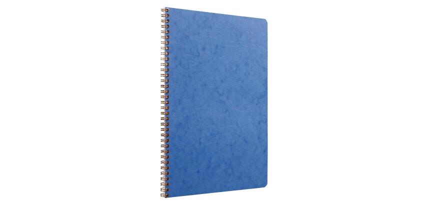 Cahier reliure intégrale Age Bag A4 100 pages petits carreaux - Bleu