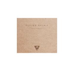 Flying Spirit carnet cousu 50F 15,5x15,5cm 90g - Kraft brun