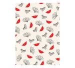Moulin Rouge, Correspondence set 12x16,5 cm contains 8 simple cards 11x15,5 cm and 8 Pollen C6 envelopes natural white